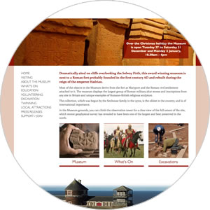 Website created for Senhouse Roman Museum